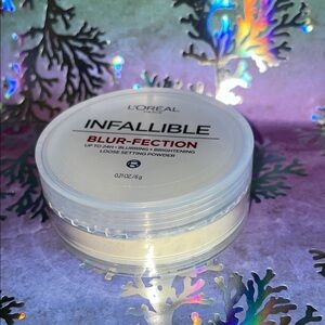 LOREAL Sealed Infallible Blur-Fection Loose Setting Powder TRANSLUCENT LIGHT
